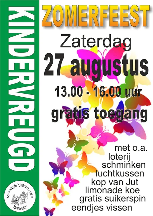 zomerfeest affiche