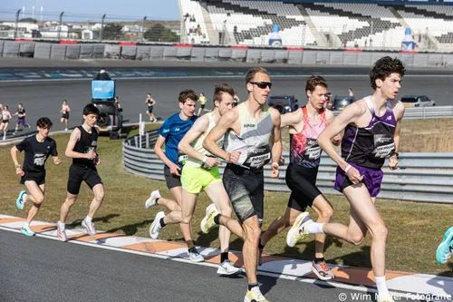 Richard Douma, steeds te vinden in de kopgroep maar dit jaar buiten het podium