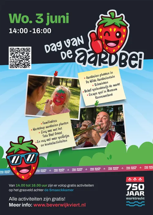 Poster A3 Dag Van De Aardbei