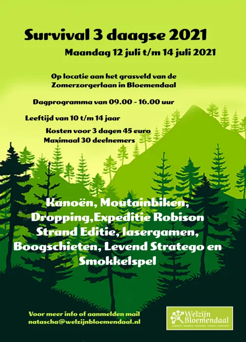 flyer survival 3 daagse 2021