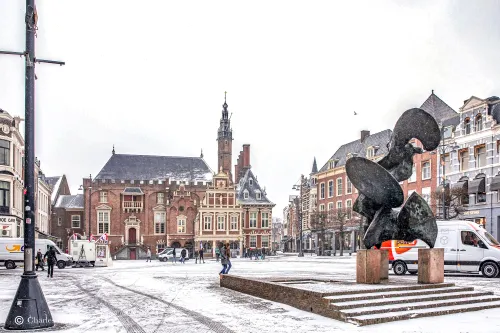 grote markt sneeuw