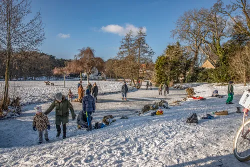 halve maan schaatsen fraai