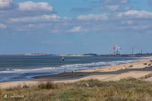 ijmuiden vanaf bloemendaal