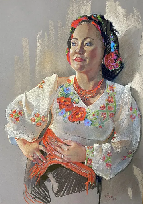 olga tolstova oekraiense vrouw pastel resized