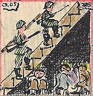 onderdetrap illustratie