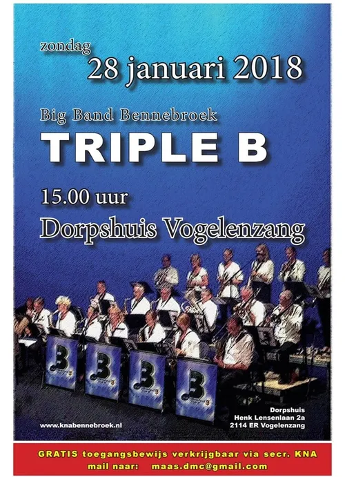 optredentripleb 28 jan 2018