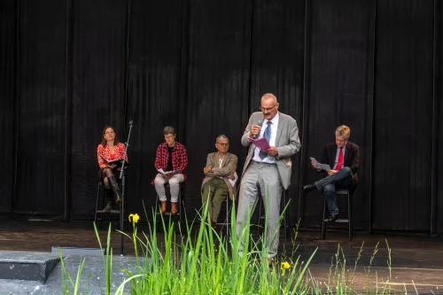 predikant aan t woord