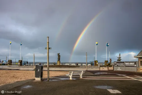 regenboog nabij casino