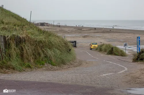 strand richting zuid