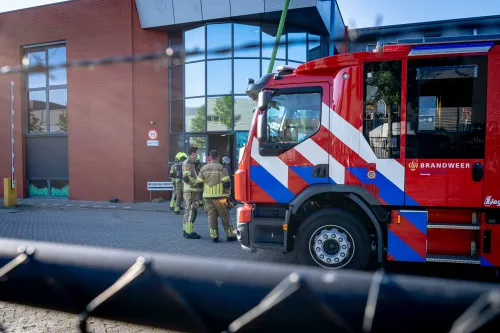 Brandweer ter plaatse