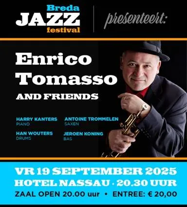 Aankondiging Extra concert BJF Enrico Tomasso