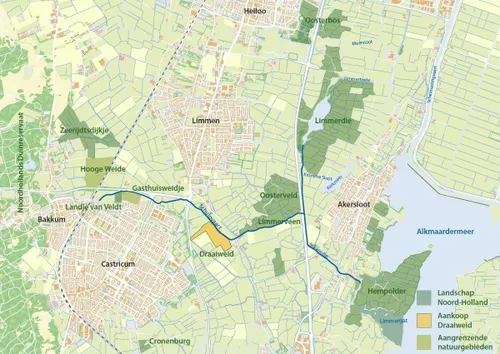 Kaartje stroomgebied Schulpvaart – Natuurlijke Zaken