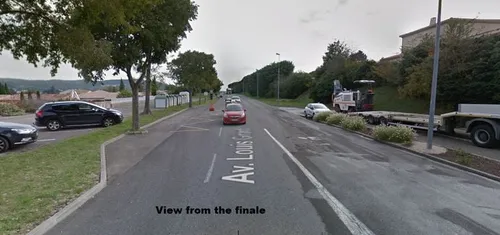 Recta de meta de la quinta etapa de la París-Niza