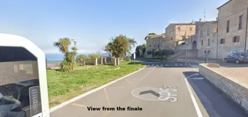 Llegada de la cuarta etapa de la Tirreno Adriatico.