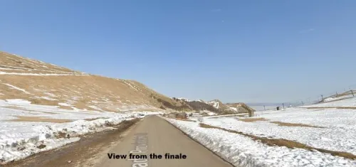 Meta en la cima de&nbsp;Sarnano-Sassotetto.