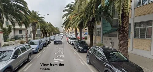 Línea de meta en San Benedetto del Tronto.