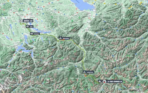 Mapa etapa 6 Vuelta a Suiza 2023