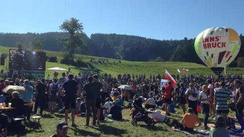 Prado en la subida a&nbsp;Patscherkofel en el Mundial de Innsbruck.