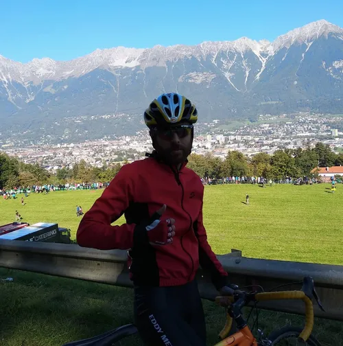 Vista de Innsbruck desde la subida a&nbsp;Patscherkofel durante el Mundial de 2018.