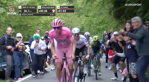 El ataque de la victoria de Tadej Pogacar