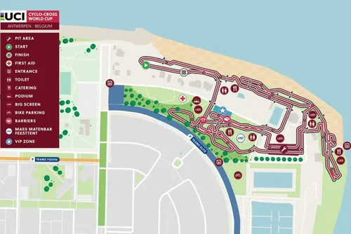 Copa del Mundo Amberes 2024 Mapa