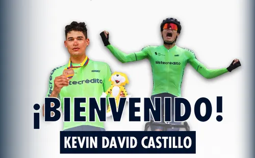 Kevin Castillo se prepara para disputar su primera carrera con el Movistar Team en la Vuelta a Alemania 2025