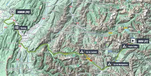 Mapa etapa 4 Vuelta a España 2025