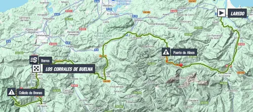 Mapa Vuelta a España 2025 etapa 12