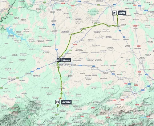 Mapa Vuelta a España 2025 etapa 19