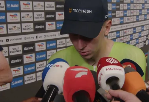 Tadej Pogacar se quedó a 1 segundo de Ilan van Wilder