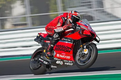 Michele Pirro nel test MotoGP a Misano