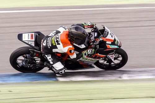 Franco Morbidelli (12) in corsa per il titolo europeo