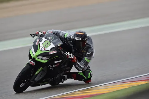 Fabien Foret con il Team Kawasaki SRC
