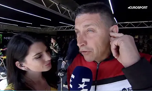 Il duello tra Martin Bauer (45) e Max Neukirchner (27)