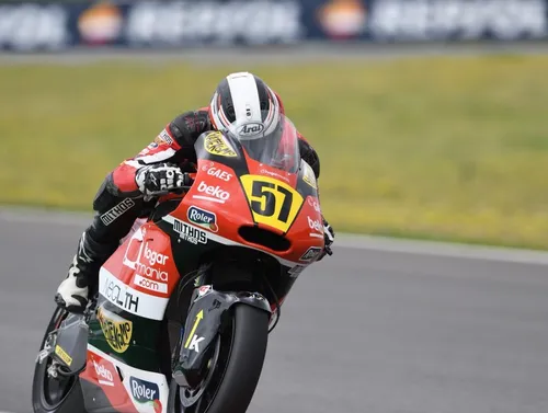 Fabio Di Giannantonio in azione a Misano Adriatico