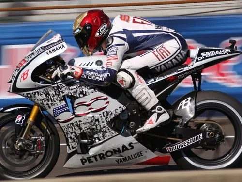 jorge lorenzo warm up indianapolis 2010