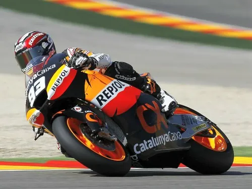 marc marquez pretest valencia 2012