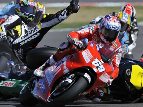 motogp crash start 2009