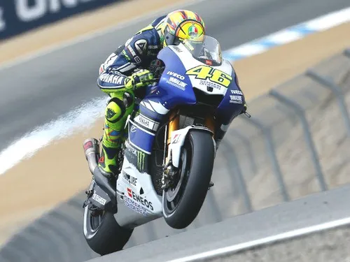 valentino rossi day1 laguna seca 2013
