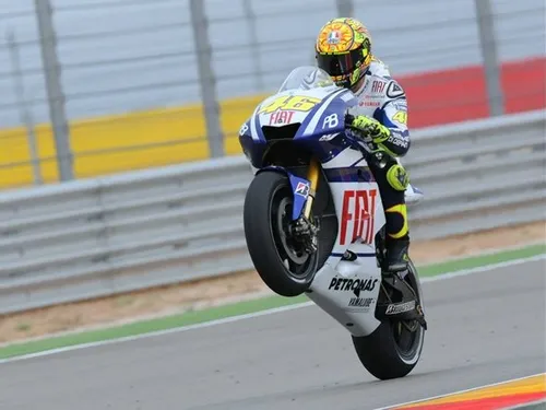 valentino rossi qualifiche aragon 2010