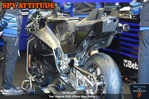 Yamaha V4 at the Valencia test