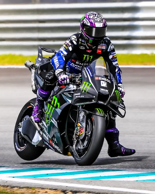 New Yamaha aerodynamic profile with Quartararo