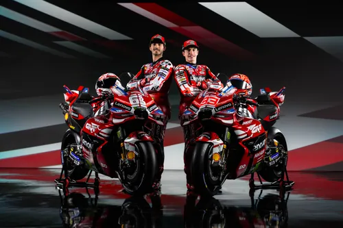 Ducati MotoGP bike detail