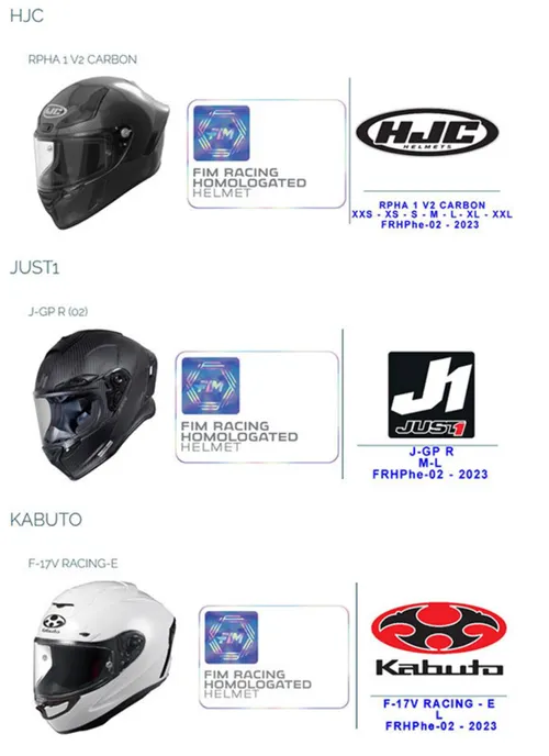 List of certified helmets - image 3