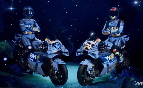 Gresini Racing Ducati livery unveiled with Alex Marquez; Aldeguer absent due to injury