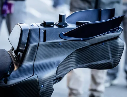 Yamaha V4 with aero updates; Dorna Sports photo