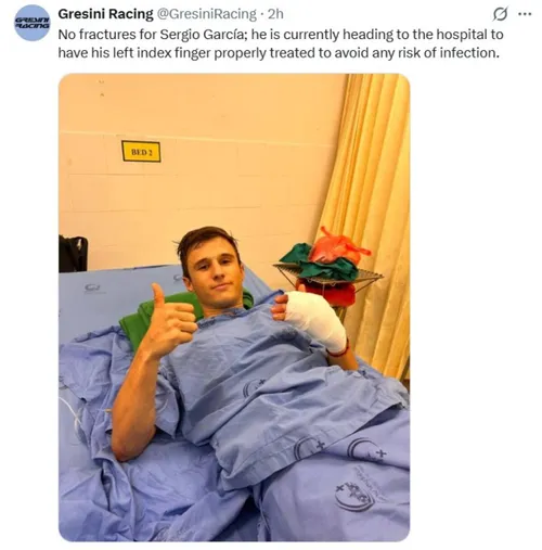 Riders involved in crashes at the Buriram Moto2 GP