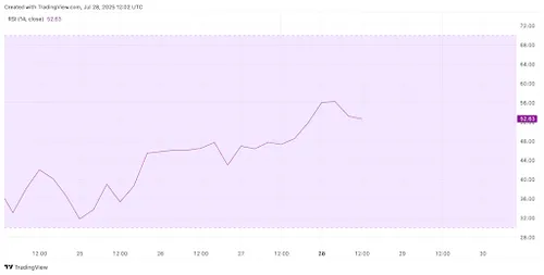 RSI Pepe stijgt - Bron: TradingView