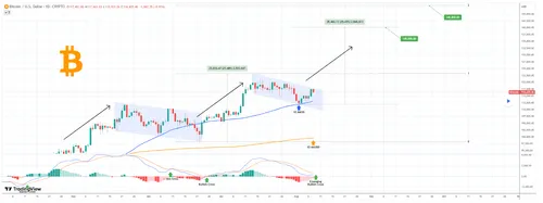 Bitcoin prijsanalyse - Bron: TradingView