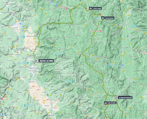 Map Criterium du Dauphiné 2023 stage 2